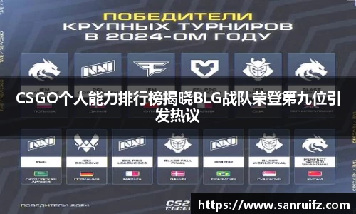 CSGO个人能力排行榜揭晓BLG战队荣登第九位引发热议